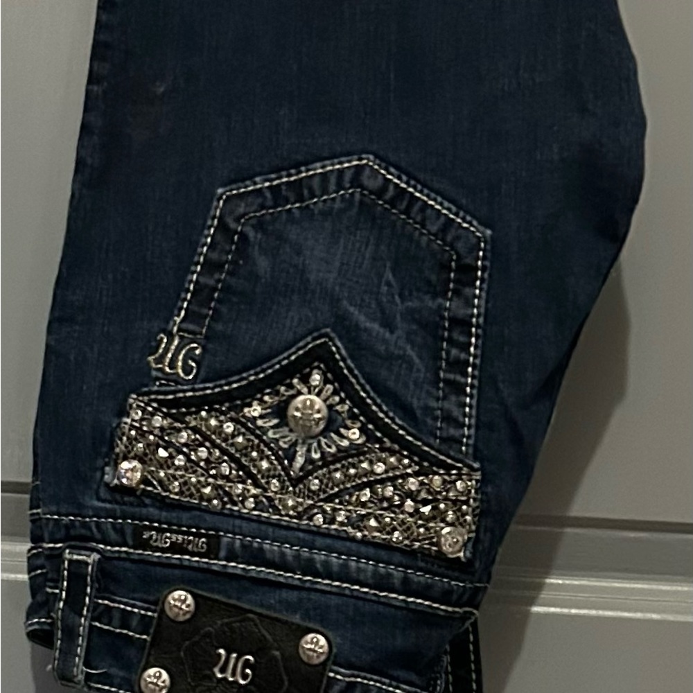 Miss Me Dark Blue Denim. Size 30. Like New.